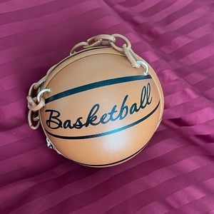 Basketball purse with long strap add on u can take off or attach